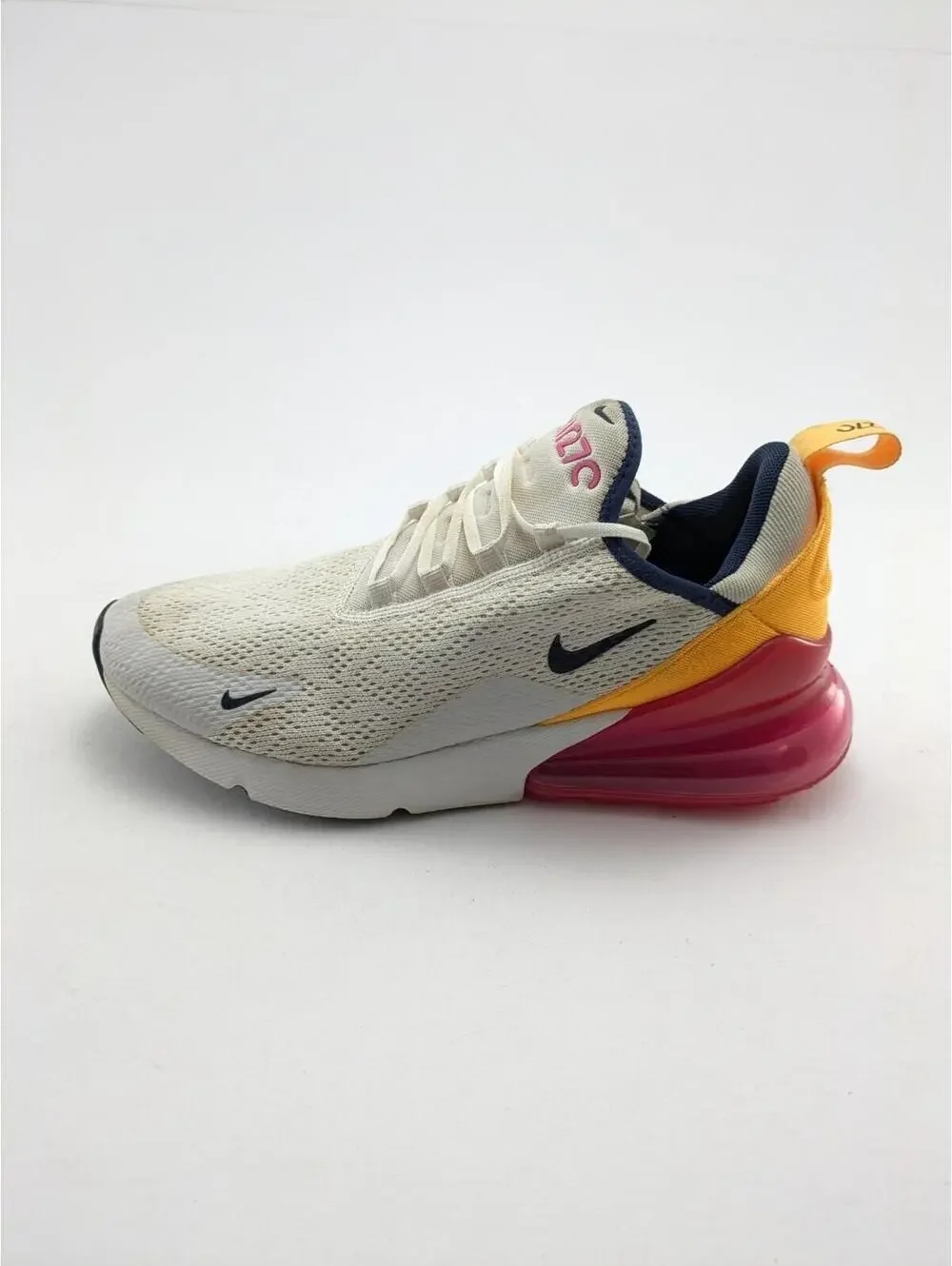 Womens Nike Air Max 270 White Sorbet Comfort Running Shoes AH6789-106 Size 9
